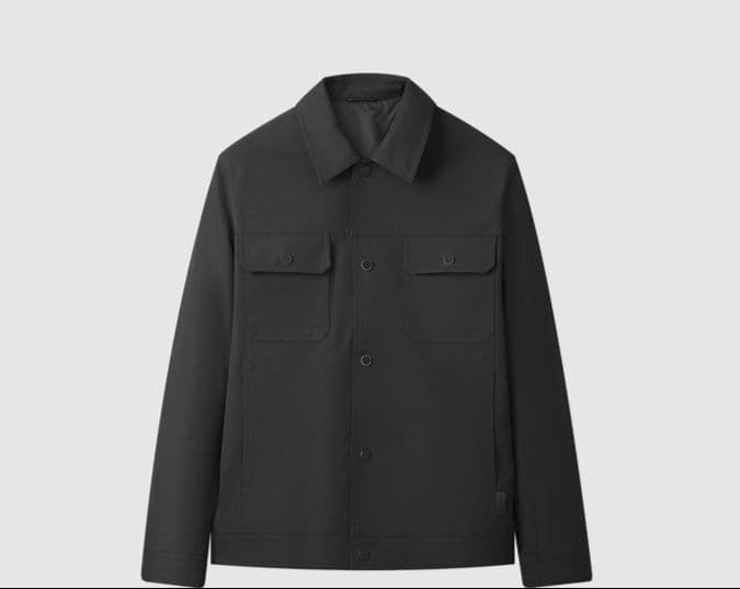 メンズ 黒 ファッション ジャケット ワークスタイル シャツジャケット