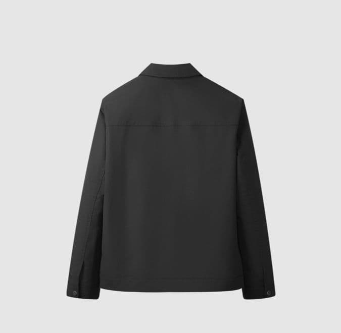 メンズ 黒 ファッション ジャケット ワークスタイル シャツジャケット