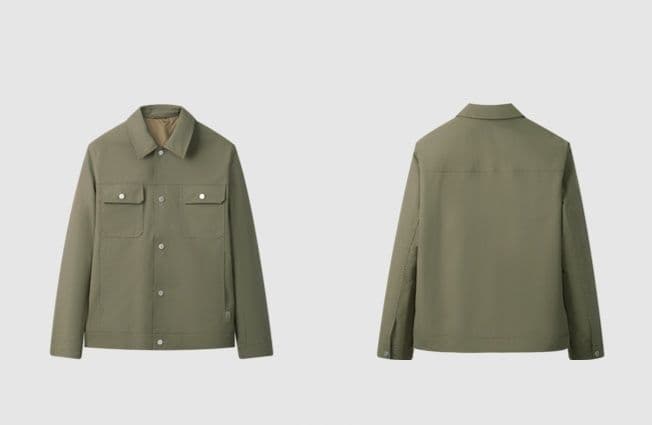 メンズ 黒 ファッション ジャケット ワークスタイル シャツジャケット