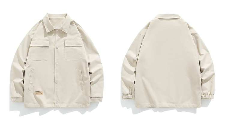 メンズ 黒 ファッション 現代工装ワークジャケット