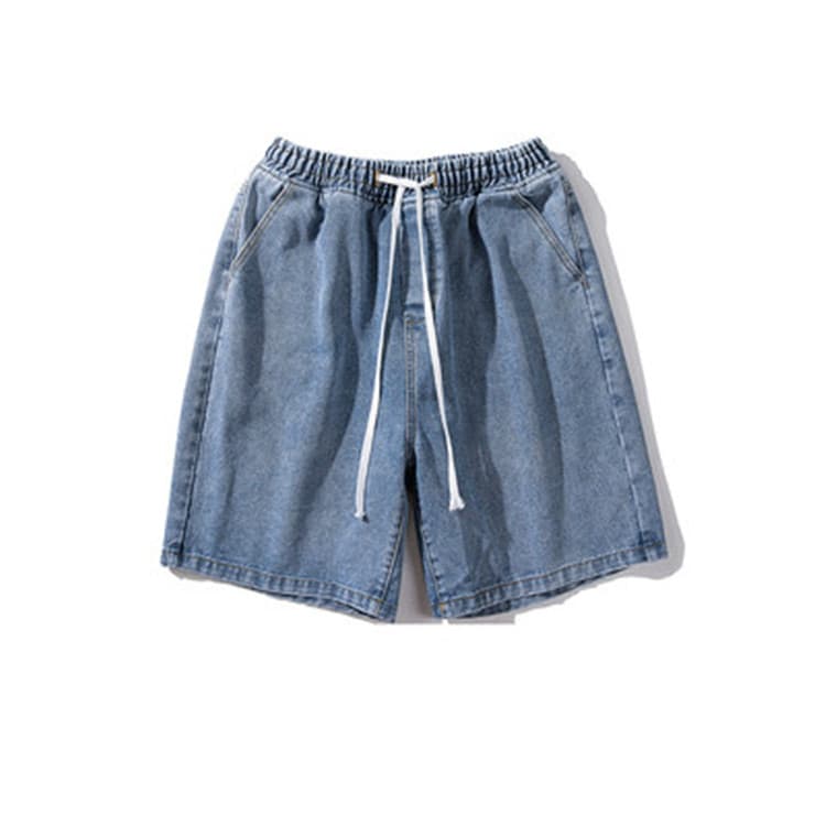 メンズ 黒 ファッション 黒無地ハーフパンツ男性夏用ゆったりカジュアル