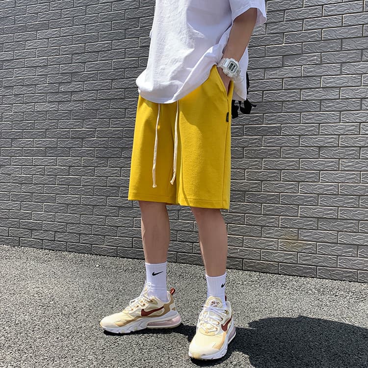 メンズ 黒 ファッション メンズ ショートパンツ 黒 ゆったり 大きいサイズ 薄手
