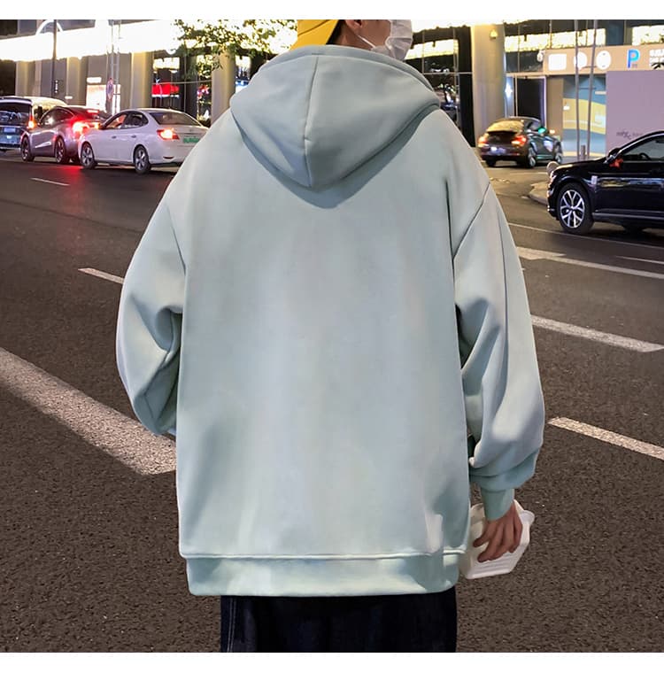 メンズ 黒 ファッション パーカー ビッグロゴ ジップアップ パーカー