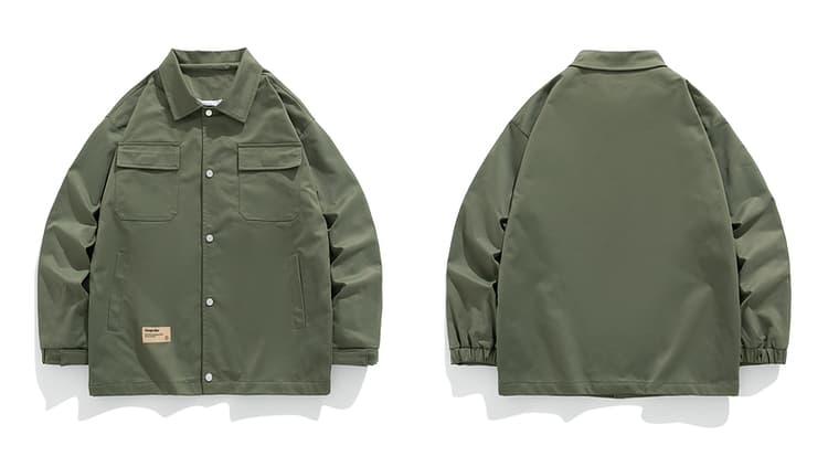 メンズ 黒 ファッション 現代工装ワークジャケット