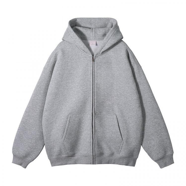 メンズ 黒 ファッション パーカー シンプル ジップアップ フーディ