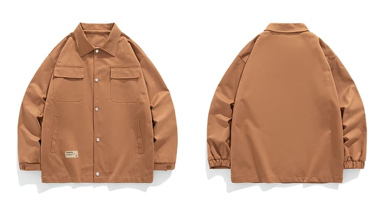 メンズ 黒 ファッション 現代工装ワークジャケット